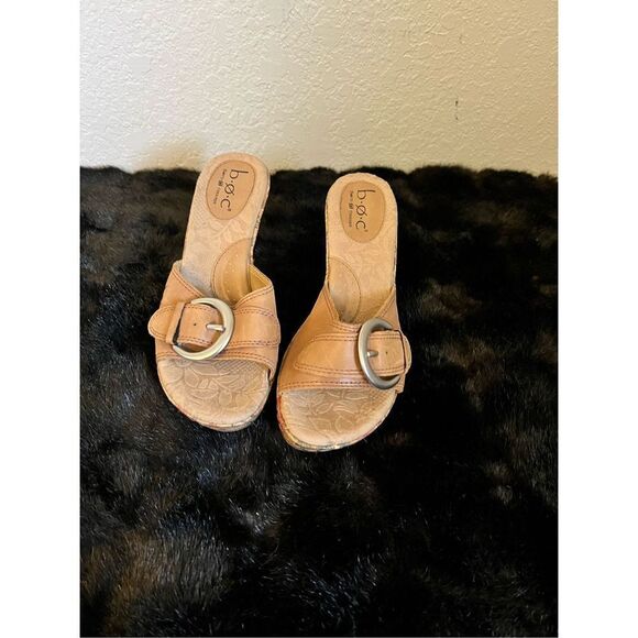 Boc floral platform sandals Sz 6 - Picture 1 of 7